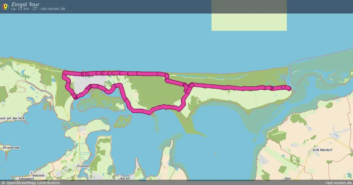 Zingst Tour (ZT) – Fernradroute auf Rad-Routen.de