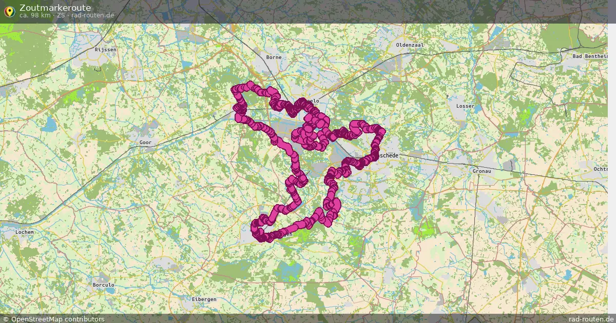 Zoutmarkeroute (ZS) – Fernradroute auf Rad-Routen.de