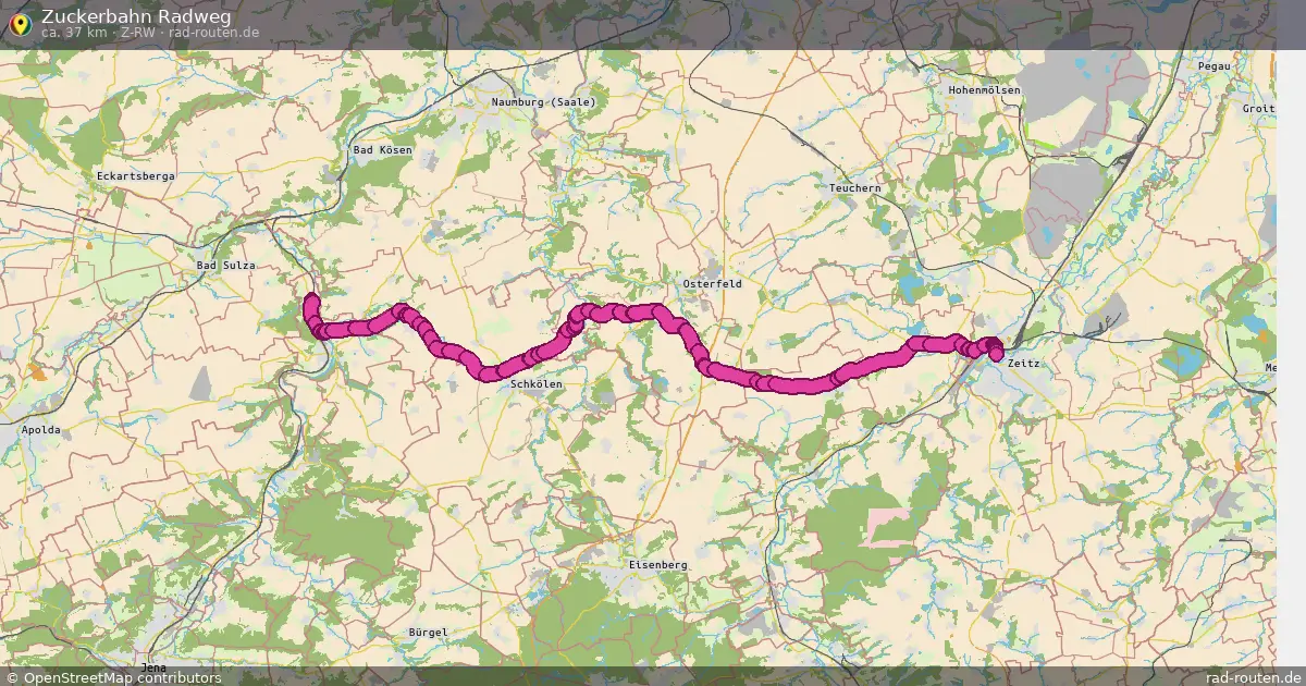Zuckerbahn Radweg (Z-RW) – Fernradroute auf Rad-Routen.de