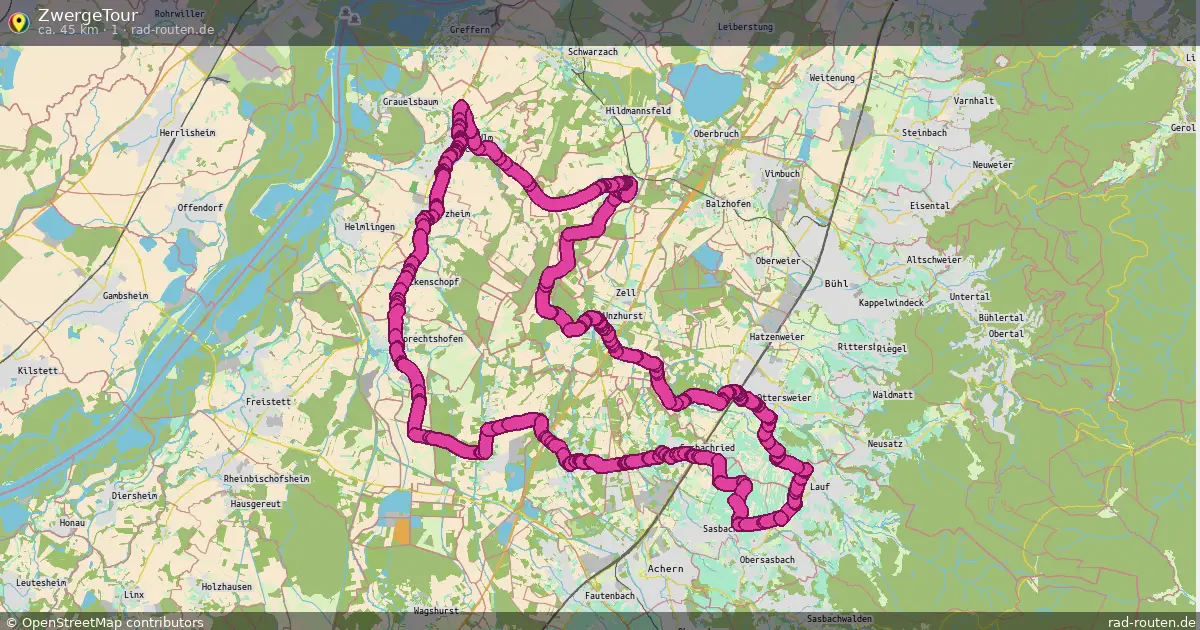 ZwergeTour (1) – Fernradroute auf Rad-Routen.de