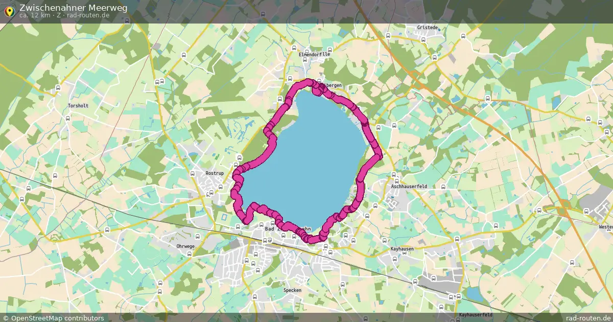 Zwischenahner Meerweg (Z) – Fernradroute auf Rad-Routen.de